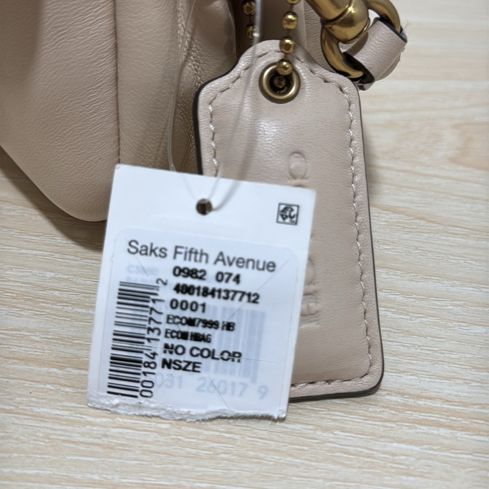 Coach Pillow Tabby Leather Shoulder Bag - Picture 9 of 9